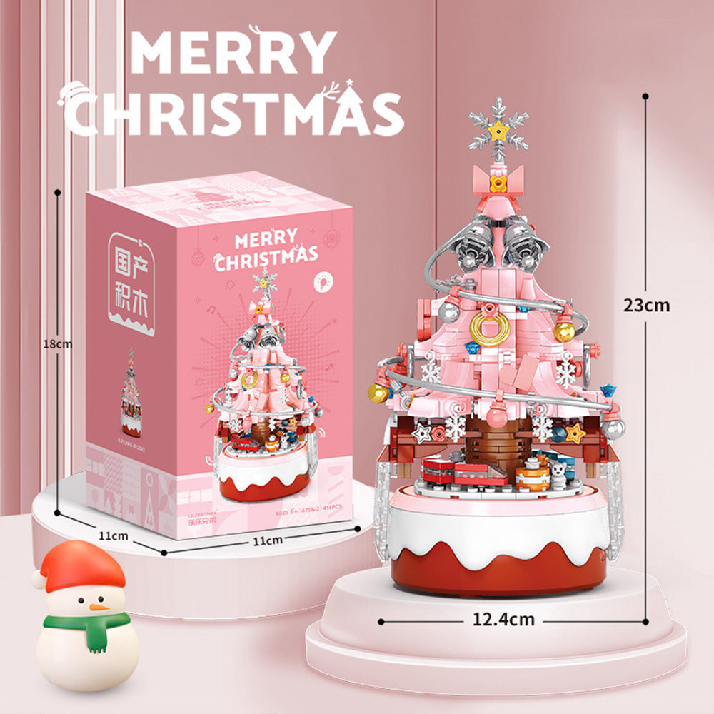 Christmas tree music box light version 418pcs
